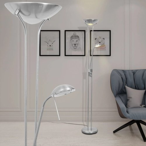 Stojací stmívací LED lampa Dekorhome