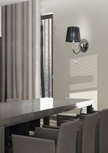 Nástenná lampa čierna 1xE14 Sorento