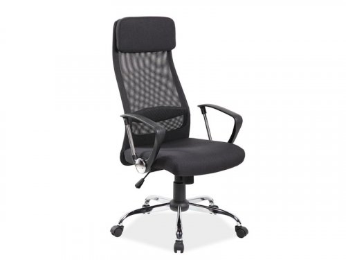 Kancelářská židle Q-345 - BAREVNÁ VARIANTA: Černá