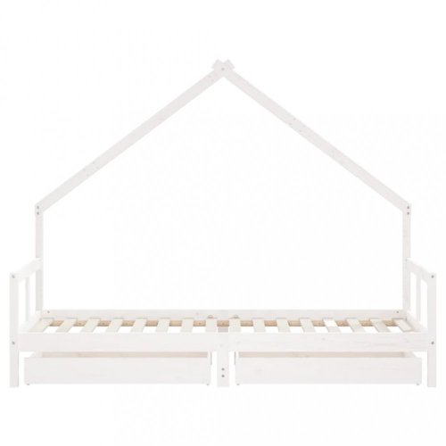 Dětská domečková postel se šuplíky Dekorhome - ROZMĚR LŮŽKA: 90 x 200 cm