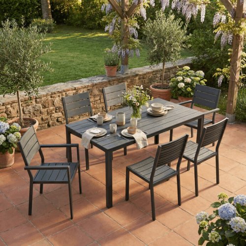 Záhradná jedálenská súprava AZS-B1656