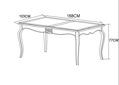 Verona VE810 Jídelní stůl 168cm