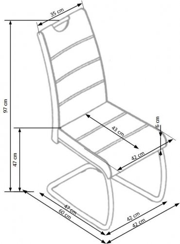 Jedálenská stolička K349