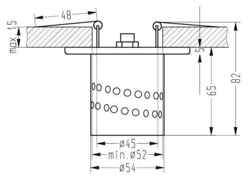 Hliníkové stropné LED svietidlo 3W SMD RGB SA-11