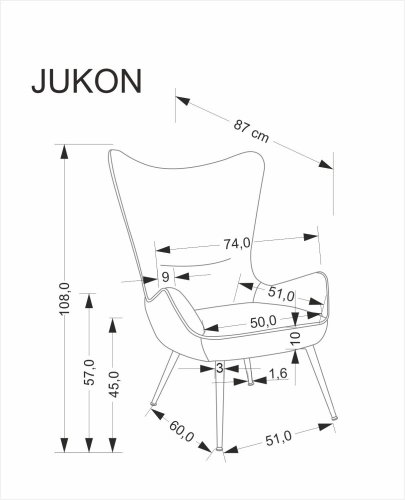 Kreslo JUKON