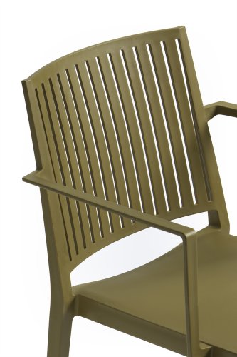 Jedálenská stolička BARS ARMCHAIR - BAREVNÁ VARIANTA: Zelená