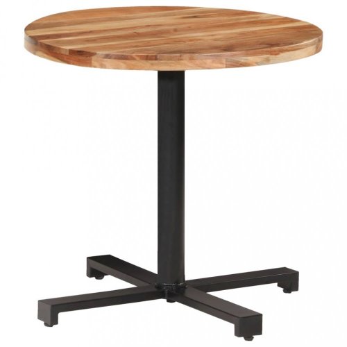 Bistro stôl okrúhly hnedá / čierna Dekorhome - ROZMER: ø 50 cm