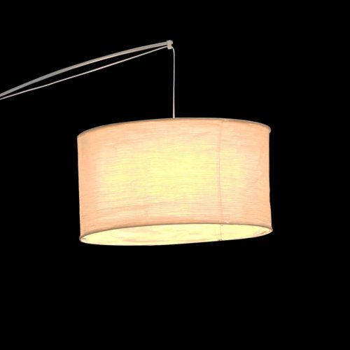 Stojací lampa krémová 192 cm Dekorhome
