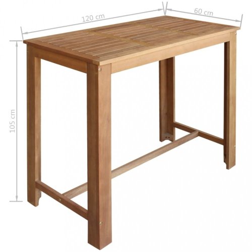Barový stôl hnedá Dekorhome - ROZMER: 150x70 cm