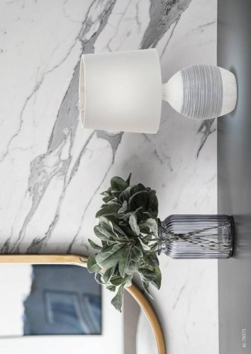 Sivá keramická nočná lampa Ambon