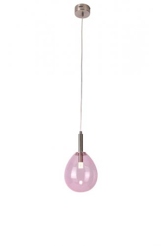 Závěsná lampa BALON LED 1x6W - BAREVNÁ VARIANTA: Růžová
