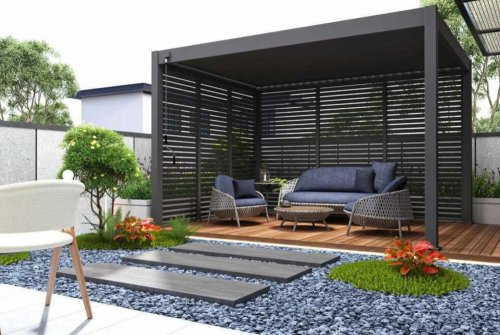 Bioklimatická pergola INTRO NEO 5,3x3 m voľne stojaca