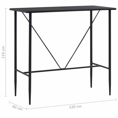 Barový stôl 120x60 cm Dekorhome - BAREVNÁ VARIANTA: Biela