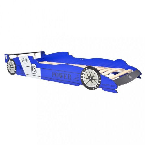 Dětská postel závodní auto Dekorhome - BAREVNÁ VARIANTA: Modrá