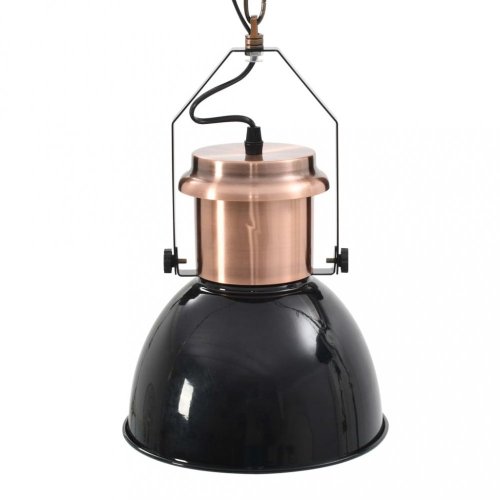 Závěsná lampa 2 ks kov Dekorhome - BAREVNÁ VARIANTA: Černá