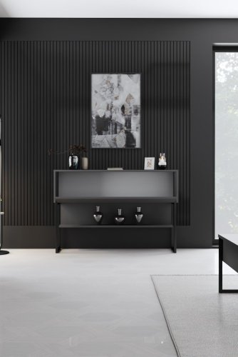 Komoda Luxe - Black, Anthracite
