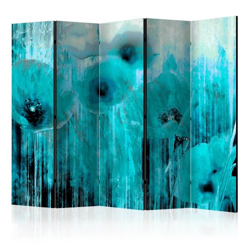 Paraván Turquoise madness Dekorhome - ROZMER: 225x172 cm (5-dielny)