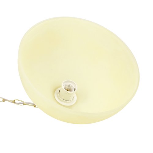 Závesná lampa Trezza mosadz 1x60w e27 ecru tienidlo