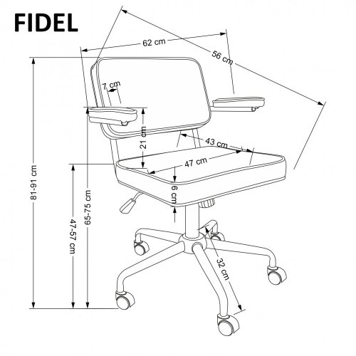 Kancelářská židle FIDEL