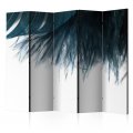Paraván - Dark Blue Feather [Room Dividers]