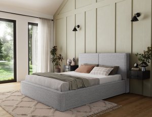 Pesillo posteľ + kovový rám / plynový piest / kontajner 160x200