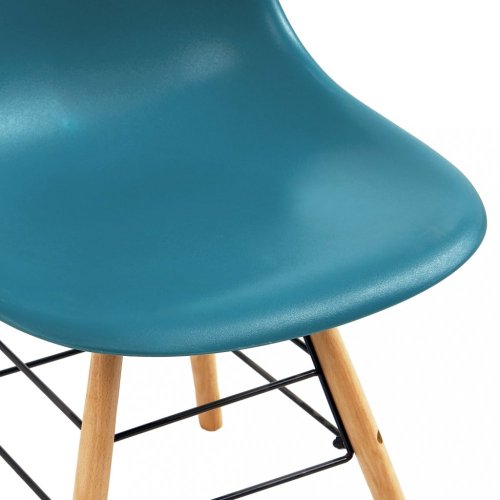 Jídelní set 5ks plast / dub Dekorhome