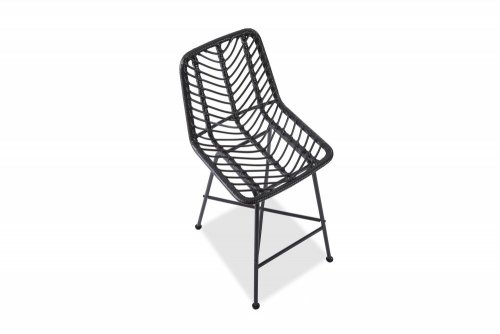 Zahradní barová židle H-97 - BAREVNÁ VARIANTA: Černá