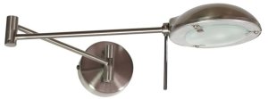 Saténová lampa na rameno G9