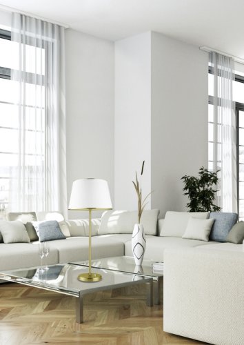 Patinovaná kancelárska stolová lampa 40W E14 Ibis