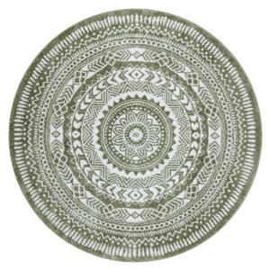 Kusový koberec Napkin green kruh 200x200 (průměr) kruh