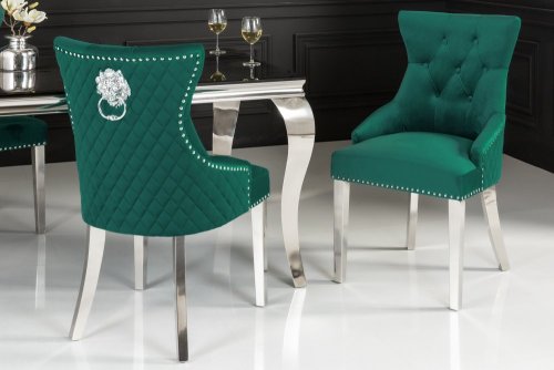 Chesterfield jídelní židle 2 ks FRIXON Dekorhome