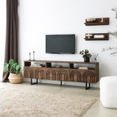 TV stěna / Sestava pod TV Helen - Walnut