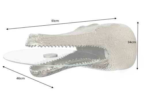 Odkládací nástěnný stolek CROCO Dekorhome