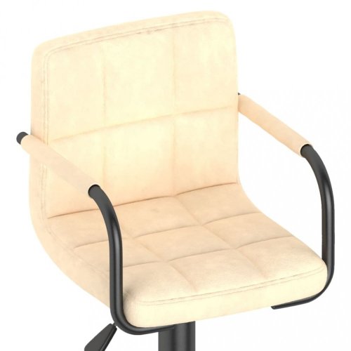 Barová stolička zamat / kov Dekorhome - BAREVNÁ VARIANTA: Hnedá