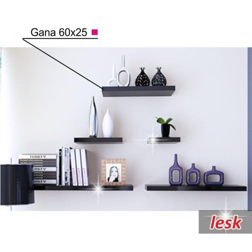 Nástěnná polička GANA 60x25