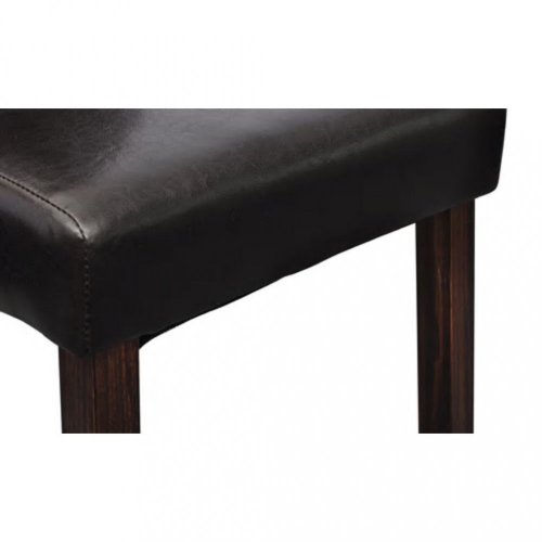 Jedálenská stolička 4 ks umelá koža / drevo Dekorhome