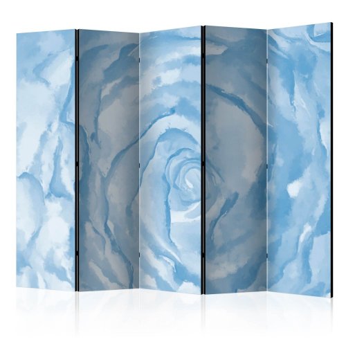 Paraván rose (blue) Dekorhome - ROZMER: 135x172 cm (3-dielny)