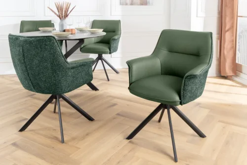 Otočné jedálenské kreslo 2 ks KEUS Dekorhome