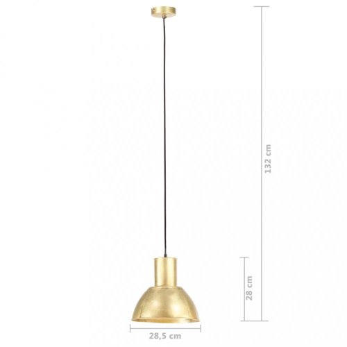 Závěsná lampa mosaz Dekorhome - PRŮMĚR: 17 cm