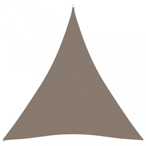 Plachta proti slunci oxfordská látka trojúhelník 3,6 x 3,6 x 3,6 m Dekorhome - BAREVNÁ VARIANTA: Krémová