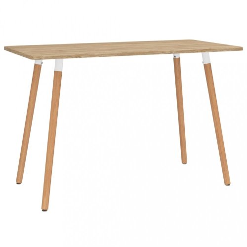 Jídelní set 4+1 buk / umělá kůže / plast Dekorhome