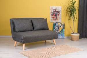 Dvojmiestna rozkladacia pohovka Folde 2-Seater - Dark Grey