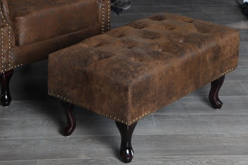 Chesterfield taburet MIDAS Dekorhome