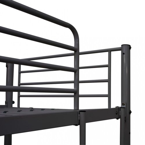 Viacúčelová posteľ 90x200 cm kov Dekorhome - BAREVNÁ VARIANTA: Čierna