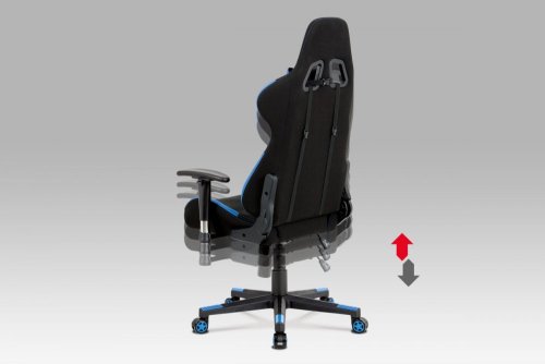 Kancelářská židle KA-F02 látka / plast - BAREVNÁ VARIANTA: Červená