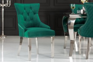 Chesterfield jídelní židle 2 ks FRIXON Dekorhome