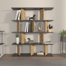 Knihovna Grace - Black, Oak