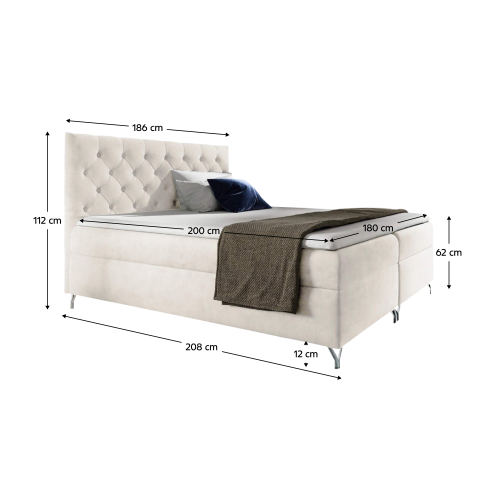 Boxspringová posteľ GUINEVRA 3