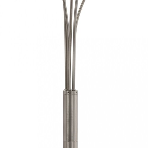Stojací lampa 200 cm Dekorhome - BAREVNÁ VARIANTA: Stříbrná