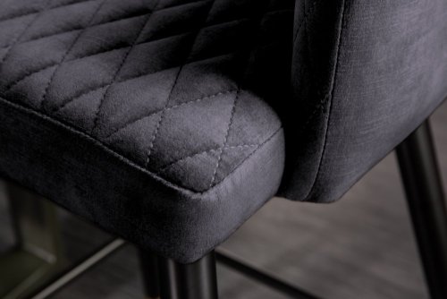 Barová židle 2 ks PALLAS Dekorhome - BAREVNÁ VARIANTA: Světle šedá